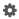 Icono de engranaje gris llamado icono de configuración